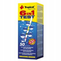Tropical Test paskowy do akwarium i oczka wodnego 6w1 Data do 01.2026