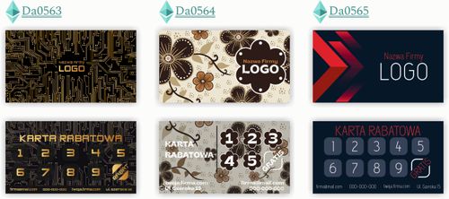 Karty stałego klienta RABATOWE 120 szt TWOJE LOGO nazwa firmy OCEANARIUM na Arena.pl