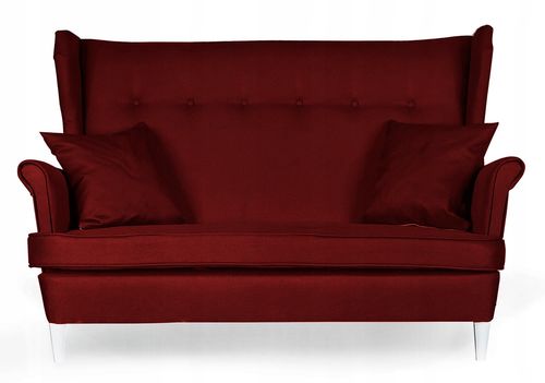 Zestaw wypoczynkowy mebli uszak Ari sofa fotele pufy Family Meble komplet na Arena.pl