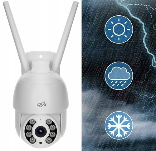 ZEWNĘTRZNA KAMERA WIFI OBROTOWA BEZPRZEWODOWA IP 4Mpx TUYA DVS DO DOMU na Arena.pl