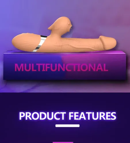 Wibrator-Basia Thtusting Vibrator 2 in 1 Tongue Vibrators USB na Arena.pl