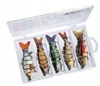 Zestaw na Spinning 5x wobler łamany Pudełko Mikado