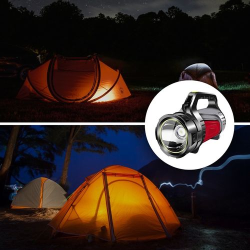 MOCNA LATARKA AKUMULATOROWA SZPERACZ LED POWERBANK ŁADOWANIE TURYSTYCZNA na Arena.pl