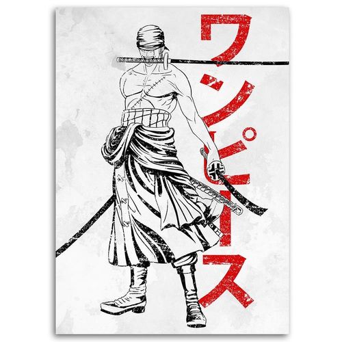 Deco Panel, Samurai z trzema mieczami 50x70 na Arena.pl