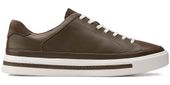 Clarks Półbuty damskie - Un Maui Tie - rozmiar 35,5 - oliwkowe skóra licowa