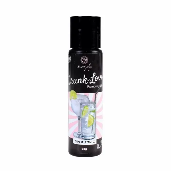 Jadalny Żel Intymny Gin Z Tonikiem - Drunk In Love Foreplay Balm - Gin & Tonic zdjęcie 2