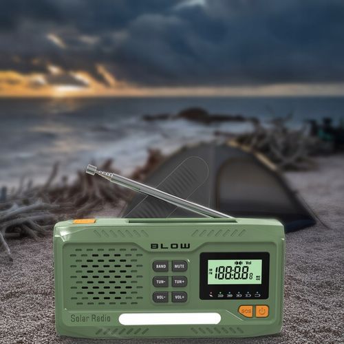 RADIO PRZENOŚNE KUCHENNE SOLARNE DYNAMO BUDOWLANE LATARKA POWERBANK na Arena.pl