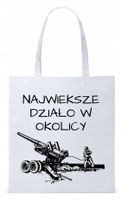 Dla Chłopaka Męża Prezent Torba Eco Biała Shopper Z Nadrukiem Ze Zdjęciem
