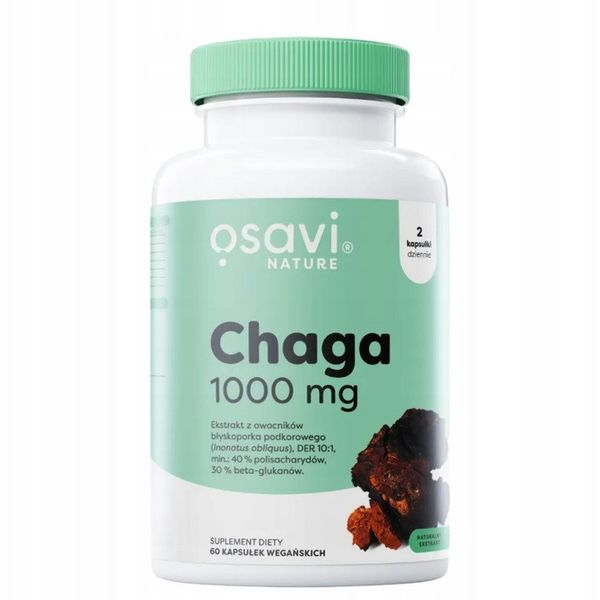 Osavi Chaga 1000mg - 60 vegan caps zdjęcie 1