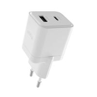 Allity ładowarka sieciowa GaN PD QC ATC-01-20WAC 1x USB-C 1x USB-A 20W