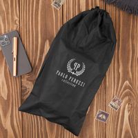 saszetka męska skórzana czarna na pas paolo peruzzi al-11-bl