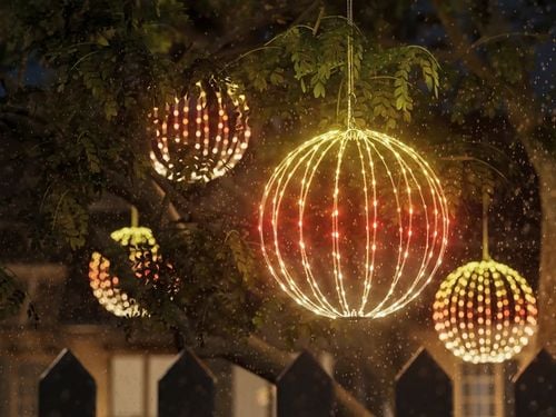 Ozdobna kula z diodami Twinkly 3D Sphere, 43cm, 210 LED, RGB+W, IP44 na Arena.pl