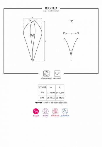 bielizna 830 ted 1 body l/xl na Arena.pl