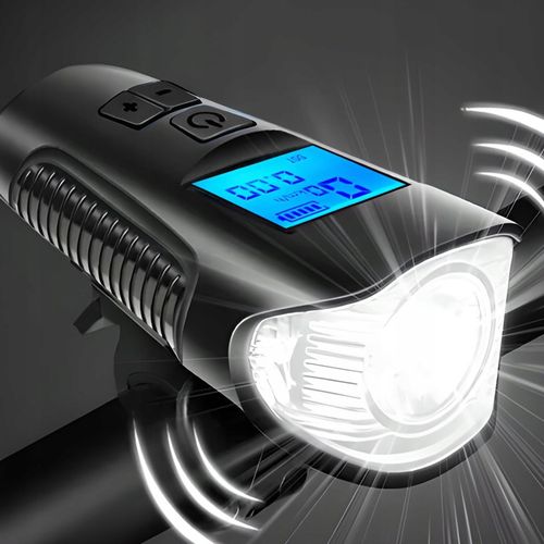 2x LAMPKA ROWEROWA PRZÓD+TYŁ LED LICZNIK KM PRĘDKOŚCIOMIERZ DZWONEK ZESTAW na Arena.pl