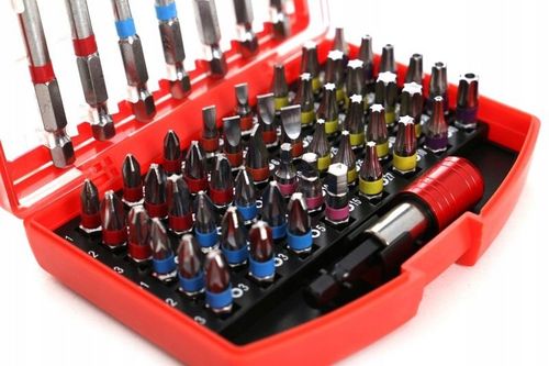 ZESTAW BITY KOŃCÓWKI IMBUS HEX TORX PH PZ 56EL. na Arena.pl