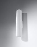 Kinkiet LAMPA ścienna SL.0326 metalowa OPRAWA tuba biała