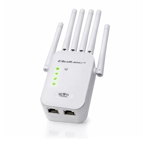 Qoltec Repeater WiFi 6 AX1200 6 anten na Arena.pl