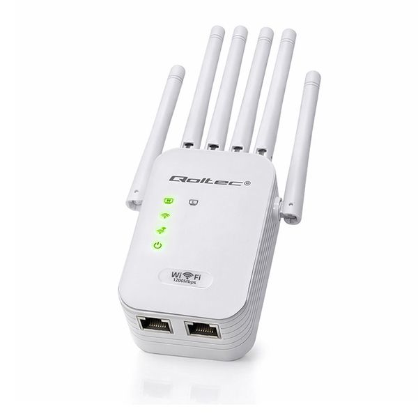 Qoltec Repeater WiFi 6 AX1200 6 anten zdjęcie 8