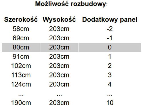 drzwi harmonijkowe 008s buk mat - 80 cm na Arena.pl