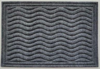 wycieraczka polly 40 x 60 fala szary