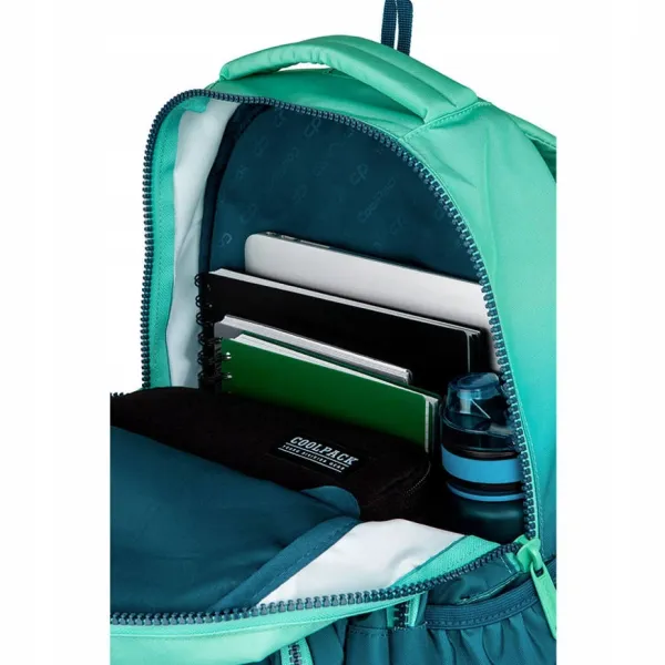 Plecak szkolny wielokomorowy CoolPack Odcienie zieleni 23 l zdjęcie 5