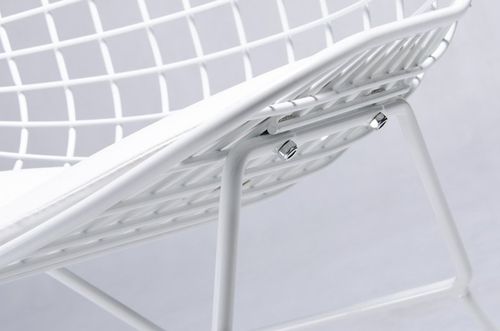 Krzesło NET SOFT białe - biała poduszka na Arena.pl