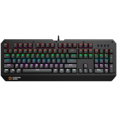 canyon klawiatura gamingowa hazard gk-6 rgb us przewodowa czarna