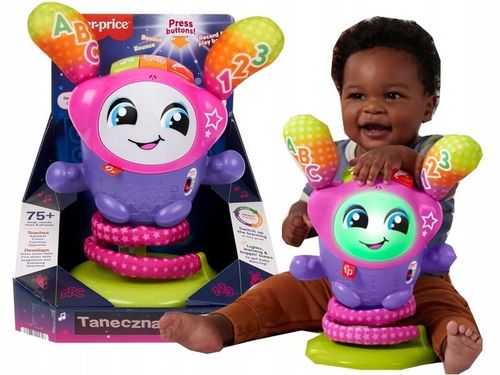 FISHER PRICE INTERAKTYWNA TANECZNA DJ-ka zabawka edukacyjna +9m HRD21 na Arena.pl