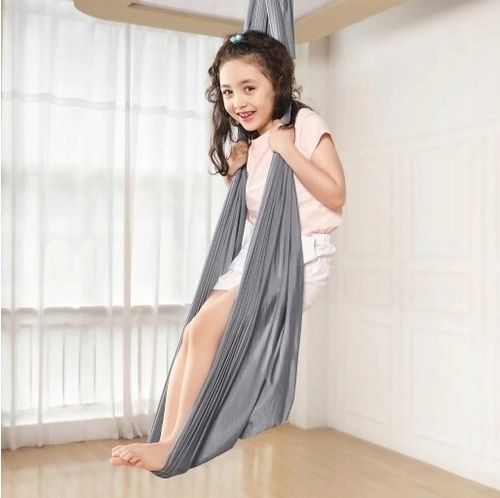 HAMAK CHUSTA AKROBATYCZNA DLA DZIECI 2.8x1.5m HUŚTAWKA SENSORYCZNA BUJAK na Arena.pl