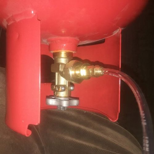 ADAPTER DO NAPEŁNIANIA BUTLI GAZOWEJ KARTUSZY WĄŻ 70CM na Arena.pl