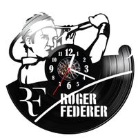 Zegar ścienny z płyty winylowej Roger Federer 901.14