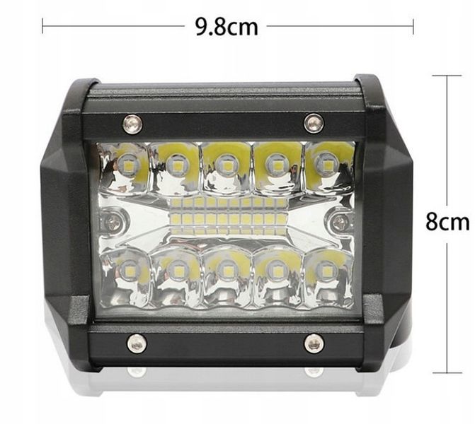 2*Halogen Lightbar Doświetlacz 18Led 60W 6000Lm zdjęcie 4