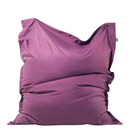 Pufa worek 140 x 180 cm purpurowy