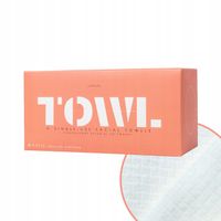 JEDNORAZOWE RĘCZNIKI DO TWARZY 80 szt. - TOWL WAFFLE