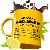 Złoty Kubek Premium Dla Aktorki Prezent Z Nadrukiem Ze Zdjęciem