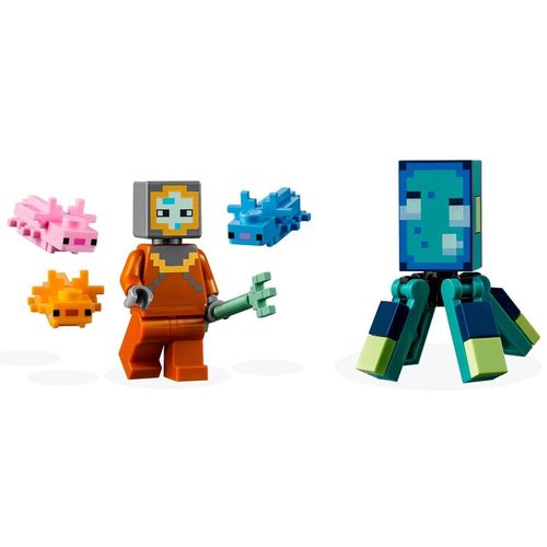 Lego Minectraft Walka Bitwa Ze Strażnikami 21180 na Arena.pl