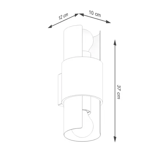 Kinkiet FLASH 2 biały na Arena.pl