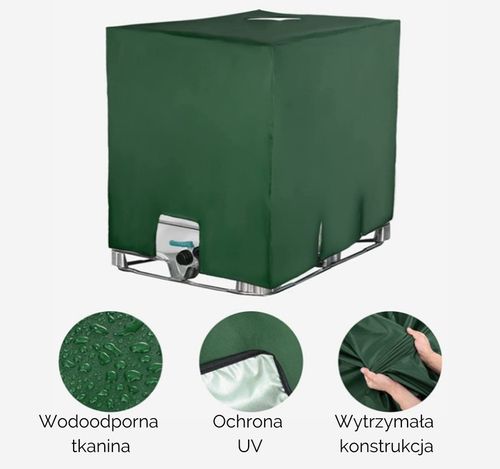 POKROWIEC NA ZBIORNIK MAUZER IBC 1000L OSŁONA WODĘ na Arena.pl