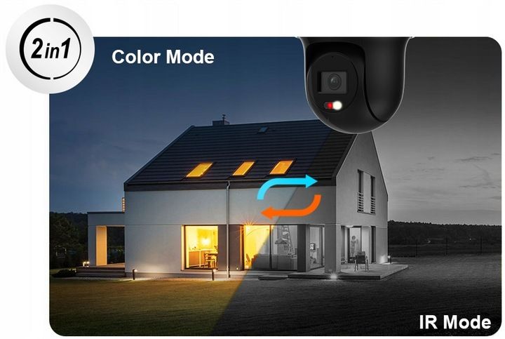 Obrotowa Kamera IP PoE 4Mpx PTZ-N4MP-P HiLook Głośnik Mikrofon Autotracking zdjęcie 4