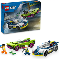 LEGO City Police Pościg radiowozu za muscle carem 60415 - Dynamiczna akcja!
