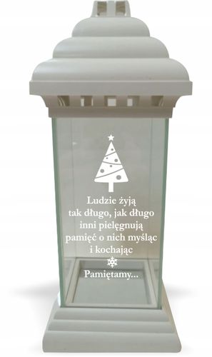 ZNICZ LAMPION z dedykacją GRAWEREM dla Dziadka na Arena.pl