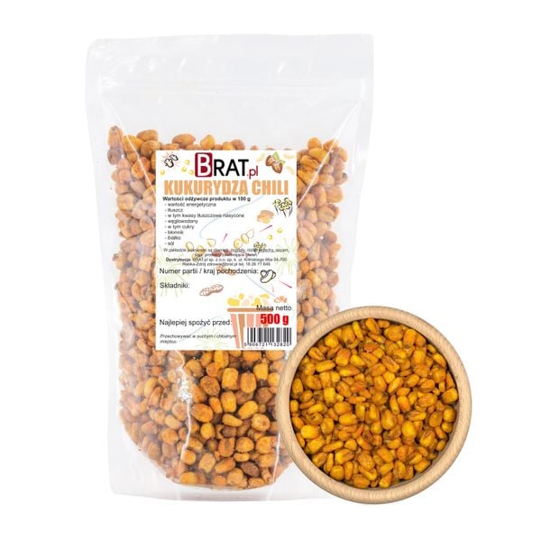 Kukurydza prażona chili 500g zdjęcie 1