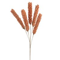 Sztuczna gałązka z kłosami 90 cm brązowa komplet 6 szt