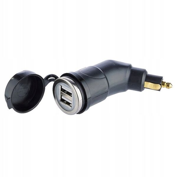 Ładowarka do motocykla - DIN BMW - 2 x USB - 3.3 A zdjęcie 1
