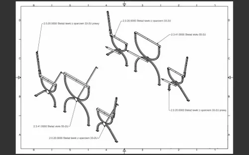ZESTAW STELAŻY OGRODOWYCH 2U - Same stelaże na Arena.pl