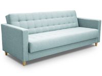 Rozkładana skandynawska sofa Quest z pojemnikiem