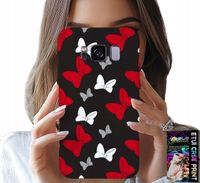 ETUI DO SAMSUNG GALAXY S8 - KOKARDKI CZERWONO BIAŁE MYSZKA, WZORY