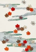 Plakat 70x100cm Autumn, Bijutsukai Japoński Vintage do Salonu