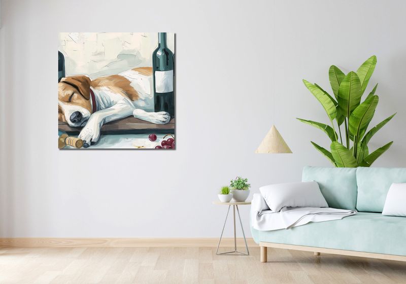 Obraz 90x90cm Leniwe Popołudnie zdjęcie 2