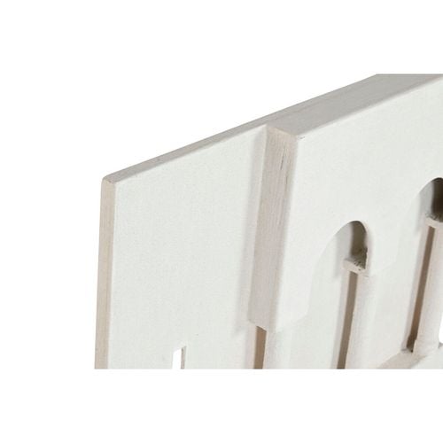 Dekoracja ścienna Home ESPRIT Biały Scandi 80 x 6,5 x 80 cm na Arena.pl